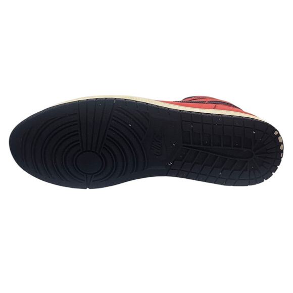 Nike Red & Navy Blue Air Jordan 1 Retro High OG David Letterman Sneaker - Picture 10 of 11